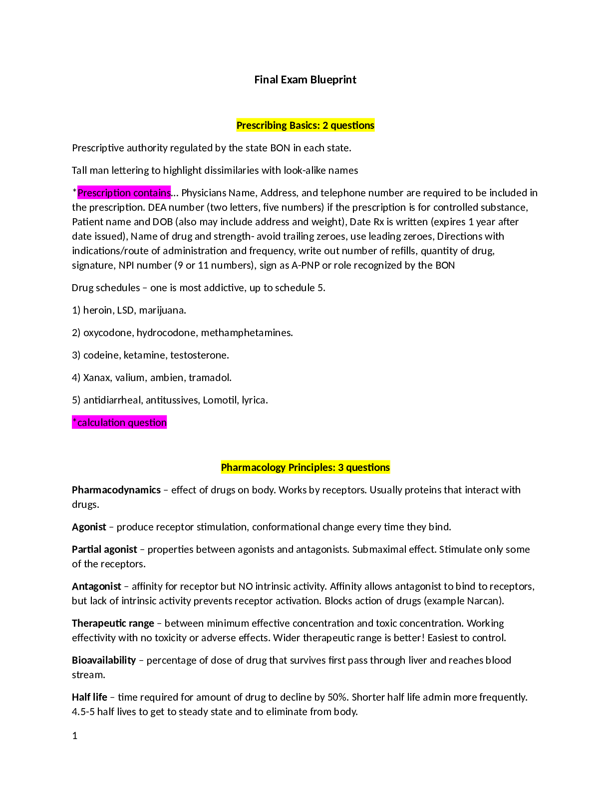 Recommended document preview for NURS 5334 FINAL EXAM - QUESTIONS AND ANSWERS